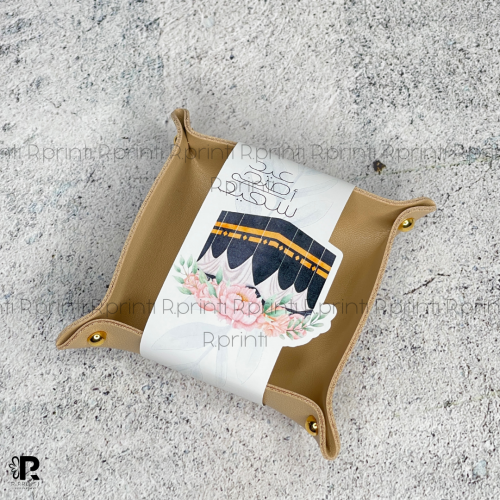 قاعدة جلد ميني للاكسسوارات