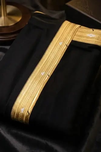 مشلح صيفي الدمشقي سوري ملكي زري أسود