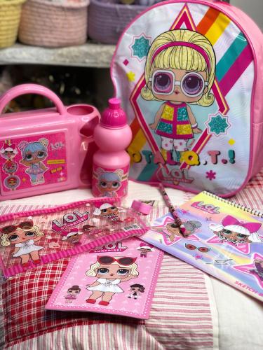 شنطه اطفال 6 قطع من Rainbow max روضه