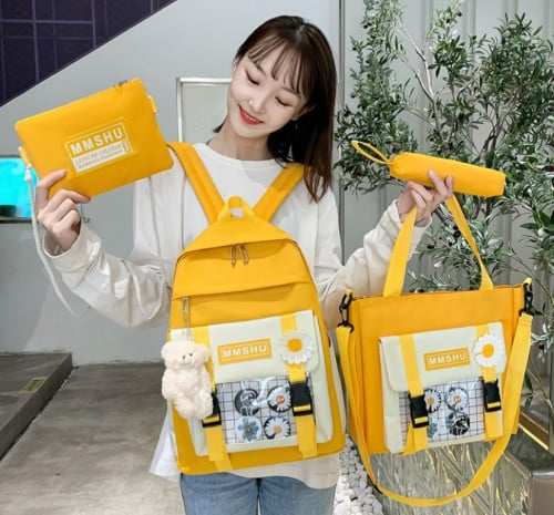 طقم شنطه ظهر خامه قويه