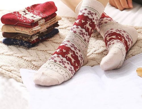 تدفي يابعد حيي -جوارب شتويه