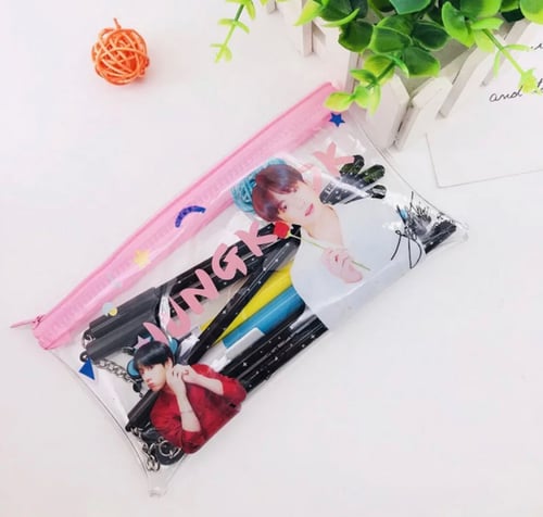 شنطه مستلزمات / مقلمه BTS