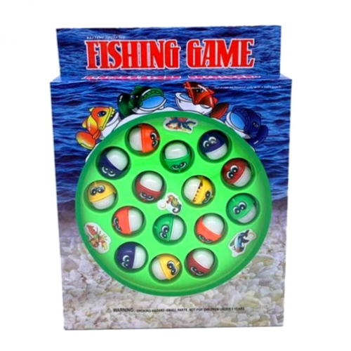 لعبة صيد اسماك 15 سمكة للأطفال - للجنسين ، متعدد ا...