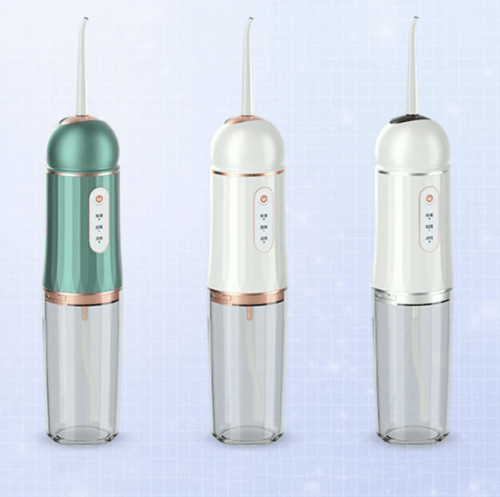 جهاز تنظيف الأسنان بالماء ,اللاسلكي أربع رؤوس و ثل...