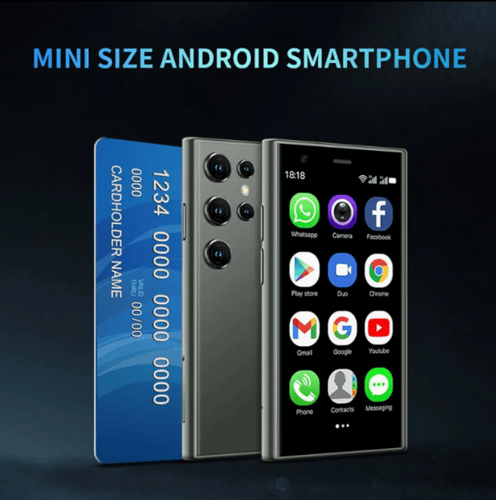 Soyes S24 PRO - هاتف ذكي صغير مع شاشة 3.0 بوصة