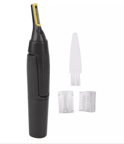 ماكينة حلاقة كهربائية للرجال برأس قاطع بشفرتين مزد...