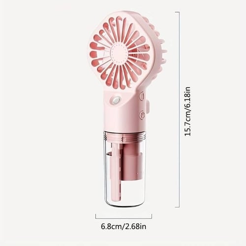 مروحة رذاذ تبريد محمولة قابلة لاعادة الشحن بـ 4 او...