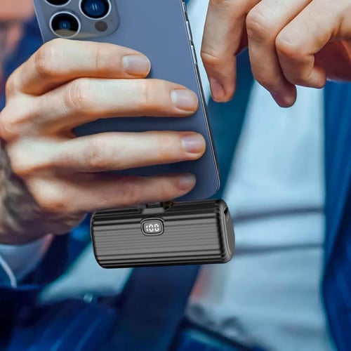 باوربانك جرين ليون المحمول بسعة 5000mAh مع شحن سري...