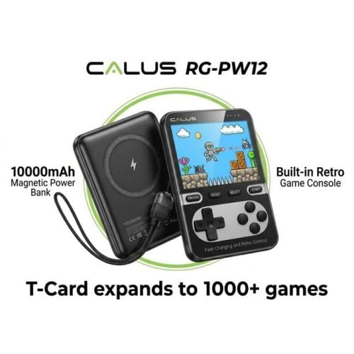 جهاز ألعاب CALUS RG-PW12 2 في 1 – بنك طاقة مغناطيس...