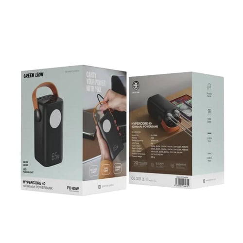 باور بانك هايبر كور 40 من جرين ليون بسعة 40000 ملل...