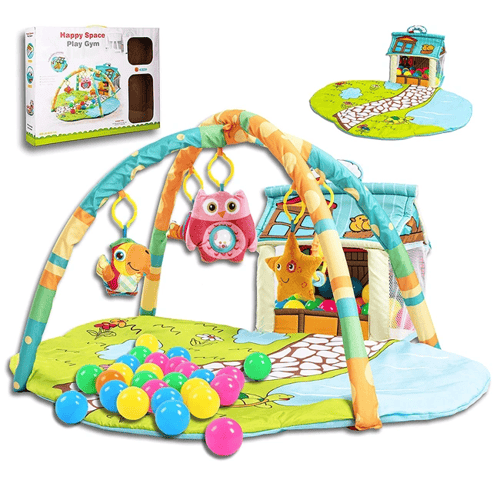 مساحة لعب للأطفال للأنشطة مع منزل تخزين 30 كرة و5...