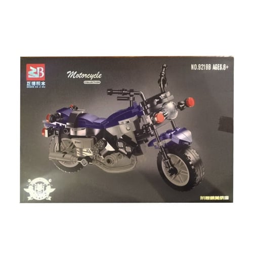 مجموعة مكعبات بناء الدراجات النارية