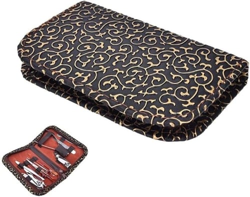 مجموعة باديكير قلامة الأظافر 10 قطعة متعددة الوظائ...