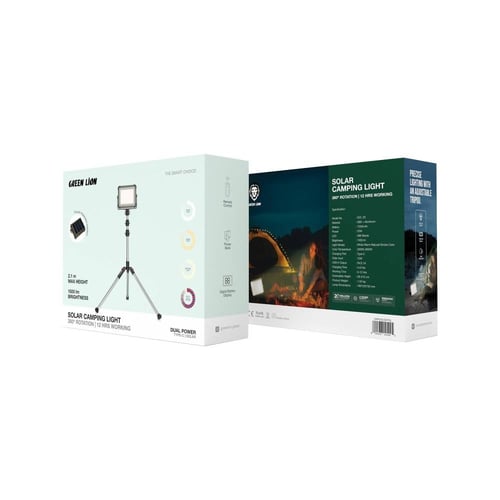 مصباح تخييم يعمل بالطاقة الشمسية من جرين ليون، 720...
