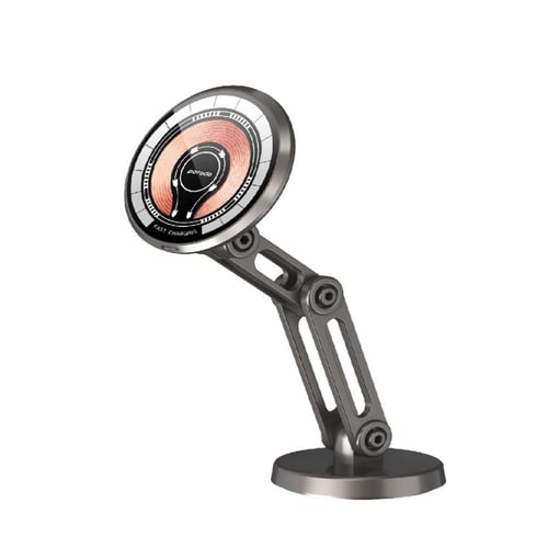 حامل هاتف شفاف بورودو مغناطيسي مع شحن لاسلكي - أسو...