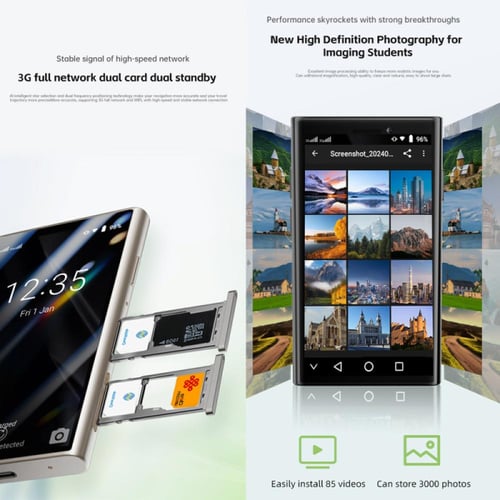 Soyes S24 PRO - هاتف ذكي صغير مع شاشة 3.0 بوصة