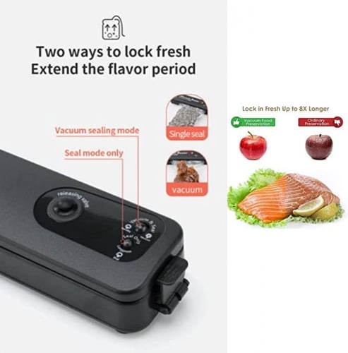 ماكينة حفظ الطعام عن طريق سحب و تفريغ الهواء , وظي...