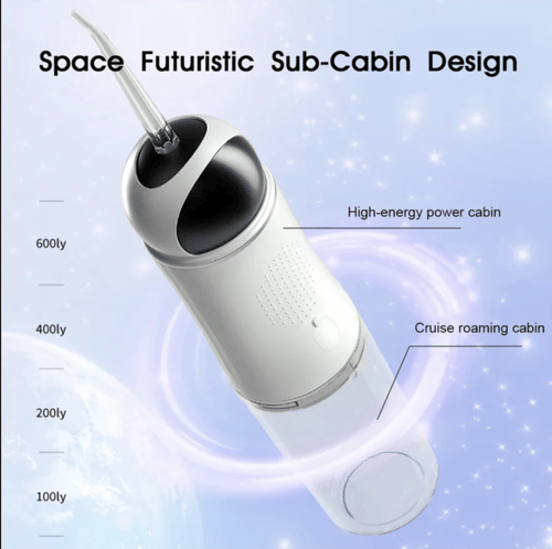 جهاز تنظيف الأسنان بالماء ,اللاسلكي أربع رؤوس و ثل...