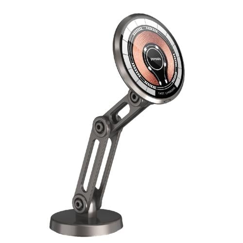 حامل هاتف شفاف بورودو مغناطيسي مع شحن لاسلكي - أسو...