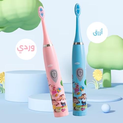 فرشاة أسنان كهربائية للأطفال بشخصيات كرتونية مع 3...