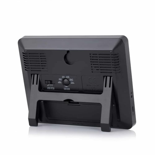 ساعة مكتبية/جدارية بشاشة كبيرة وأصوات أذان متعددة،...