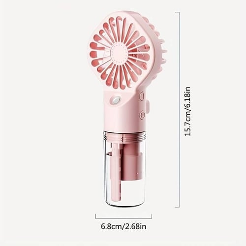 مروحة رذاذ تبريد محمولة قابلة لاعادة الشحن بـ 4 او...