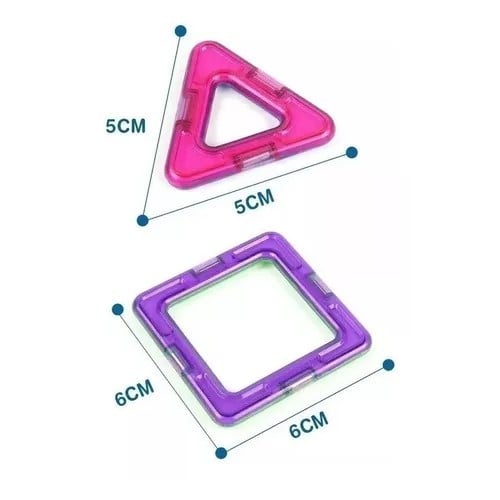 مجموعة مكعبات أشكال بناء مغناطيسية ثلاثية الأبعاد...
