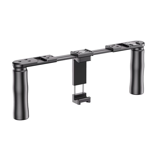 مثبت هاتف معدني بمقبضين مع حامل ميكروفون و اضاءة م...