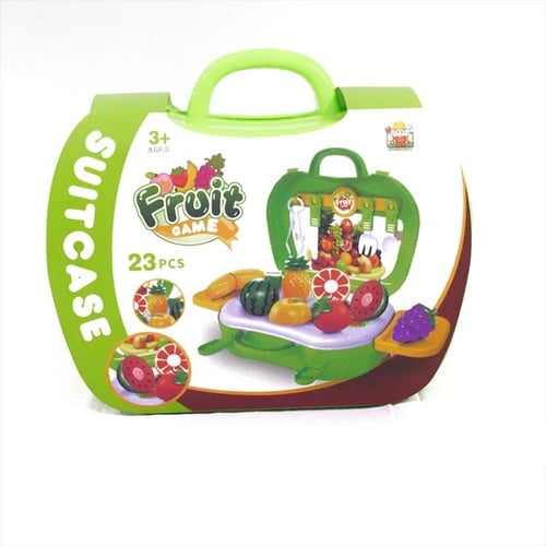 مجموعة لعب الفواكه للأطفال، ألعاب المطبخ، ألعاب تق...