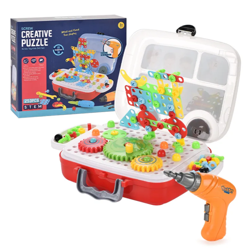 لعبة تركيب القطع المبتكرة للأطفال مكونة من 210 قطع...