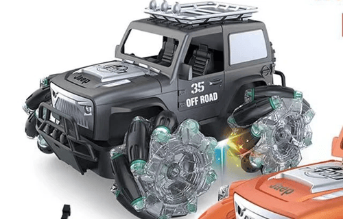 لعبة سيارة جيب 4×4 مع جهاز تحكم حركة مميزة مع التف...