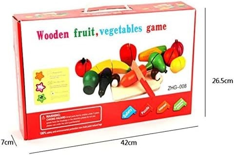 لعبة الفواكه والخضروات الخشبية 2