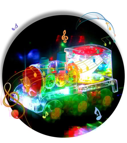 لعبة القطار الدوار بتصميم شفاف ودوران 360 درجة مع...