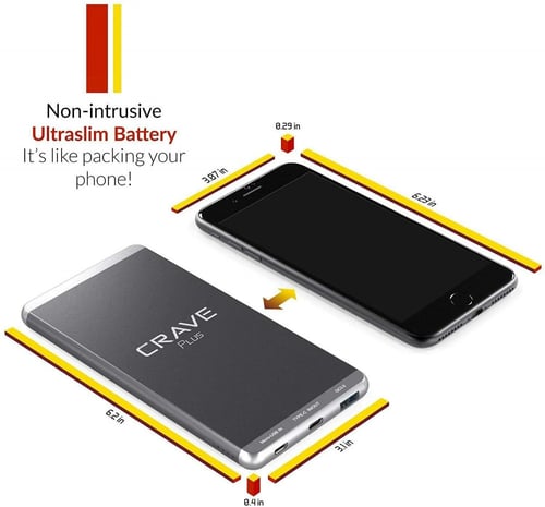 بطارية كريف بلس متنقلة 10000 ملي امبير بور بانك