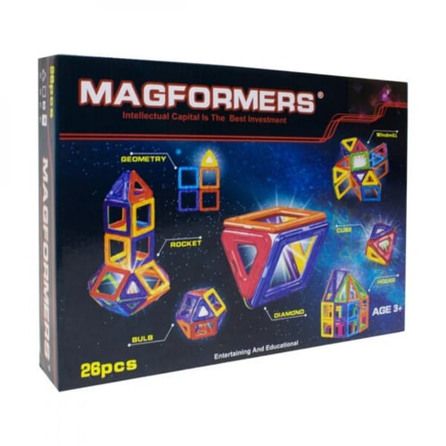لعبة تركيب اشكال مغناطيسية للاطفال من ماج فورمرز،...