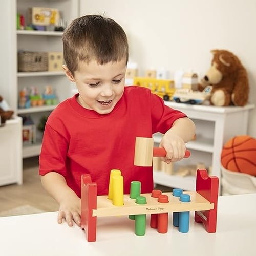 لعبة الطرق والتنسيق لتعزيز مهارة التعرف على الالوا...