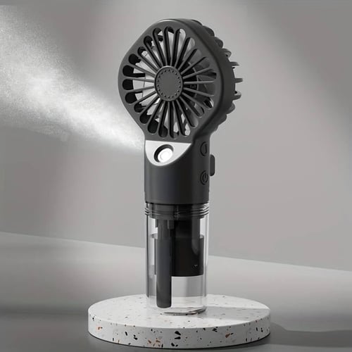 مروحة رذاذ تبريد محمولة قابلة لاعادة الشحن بـ 4 او...