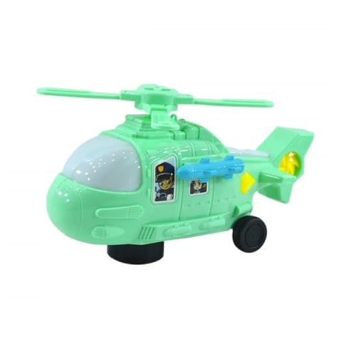 لعبة مروحية الشرطة مع الاضاءة و الموسيقا , لعبة مح...