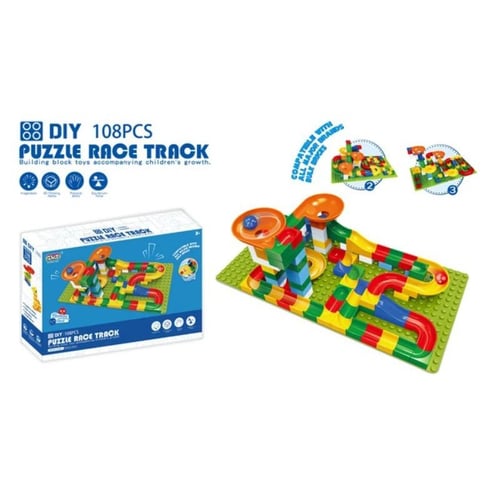 مجموعة مسار الكرات الملونة 108 قطعة