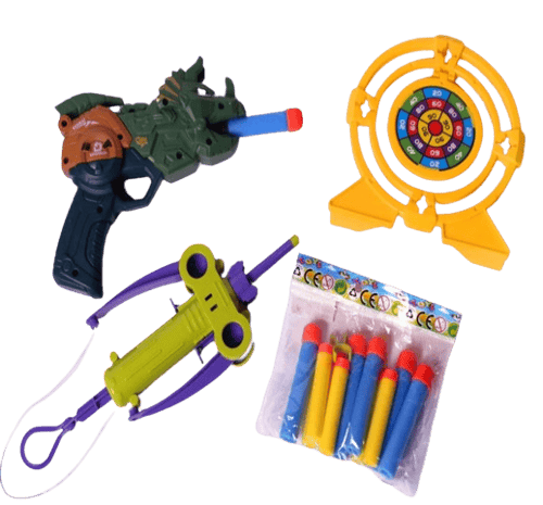 لعبة الرماية و التصويب بطلقات اسفنجية