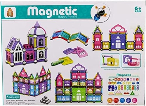 لعبة تركيب اشكال مغناطيسية عيدان و أقواس لتشكيلات...