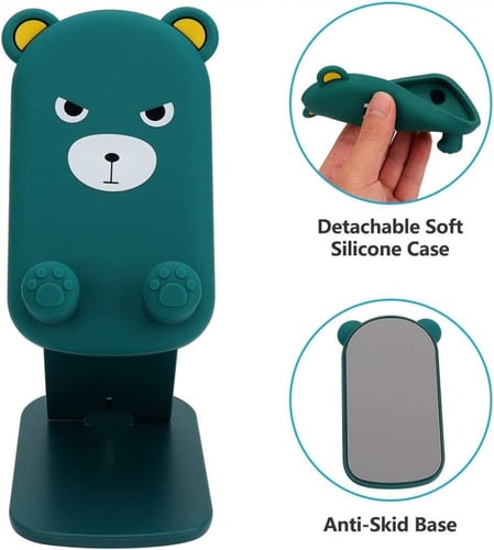 حامل هاتف لطيف قابل للطي للمكتب، عالمي لجميع الهوا...