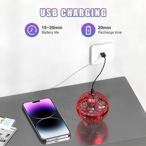 لعبة الكرة الطائرة تدور 360 درجة, سبينر مع تحكم يد...