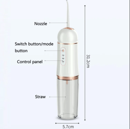 جهاز تنظيف الأسنان بالماء ,اللاسلكي أربع رؤوس و ثل...