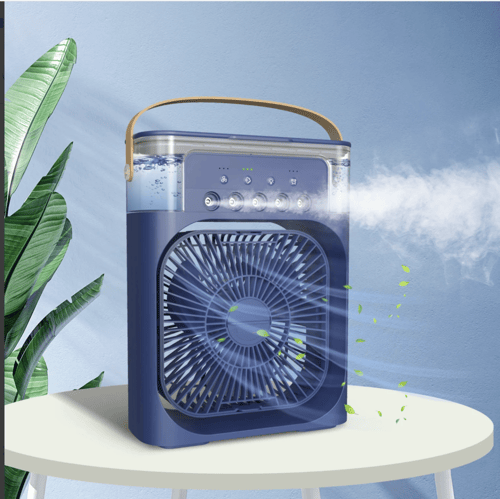 مروحة تكييف محمولة مع 3 سرعات للرياح، بسعة 600 مل،...