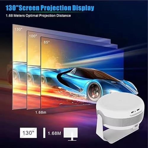 بروجكتور T269 برو 4K مع WiFi 6 وبلوتوث 5.0