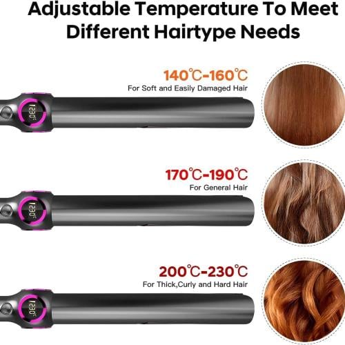 مكواة فرد وتجعيد الشعر 2 في 1