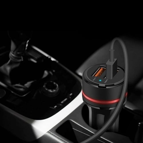 شاحن سيارة باور سي سي 11 مزود بمنفذين