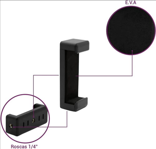 حامل ثلاثي مع حامل للموبايل-380A مقاس قابل للطي من...