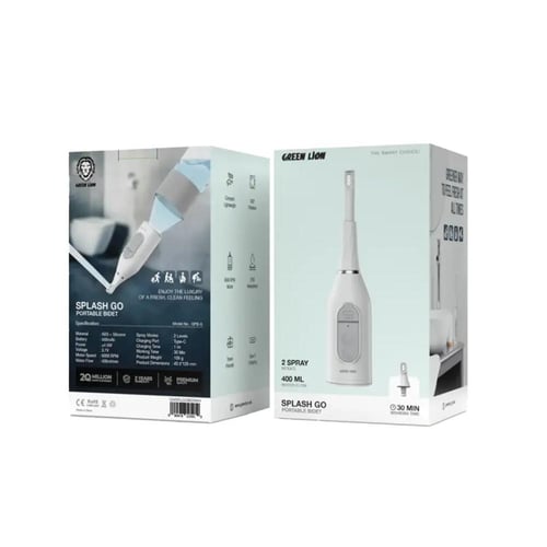 Bidet محمول من جرين ليون سبلاش جو - أبيض